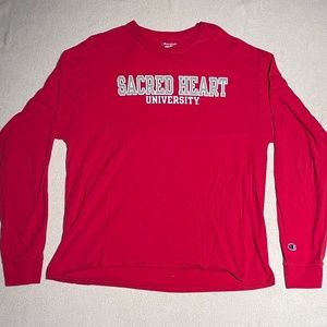 Sacred Heart University Long Sleeve Tee / Champion XXL
